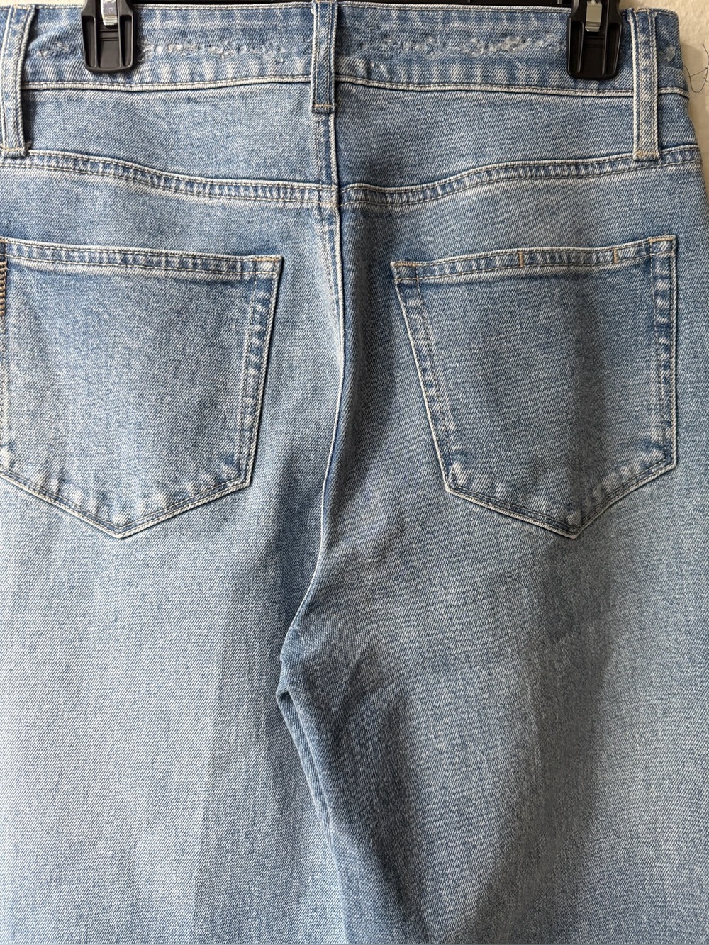 PAIGE Light Wash Wide Leg Jeans - Picture 4 of 8